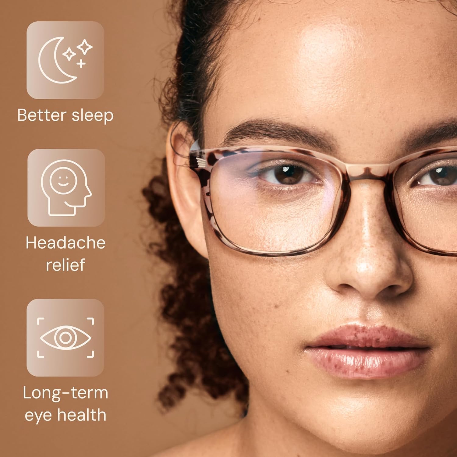Gaoye Blue Light Glasses for Women - 3 Pack | Computer Glasses, Blue Light Blocking, Stylish Eyewear Frame Accessories